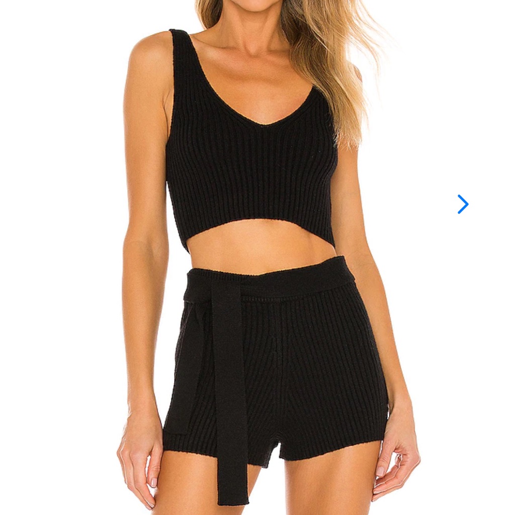 Brand New Sylvie Set Black Lovers And Friends Revolve Small Medium